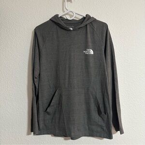 North Face Hooded Shirt Pullover Men S Heather Gray Performance Hike Run Outdoor